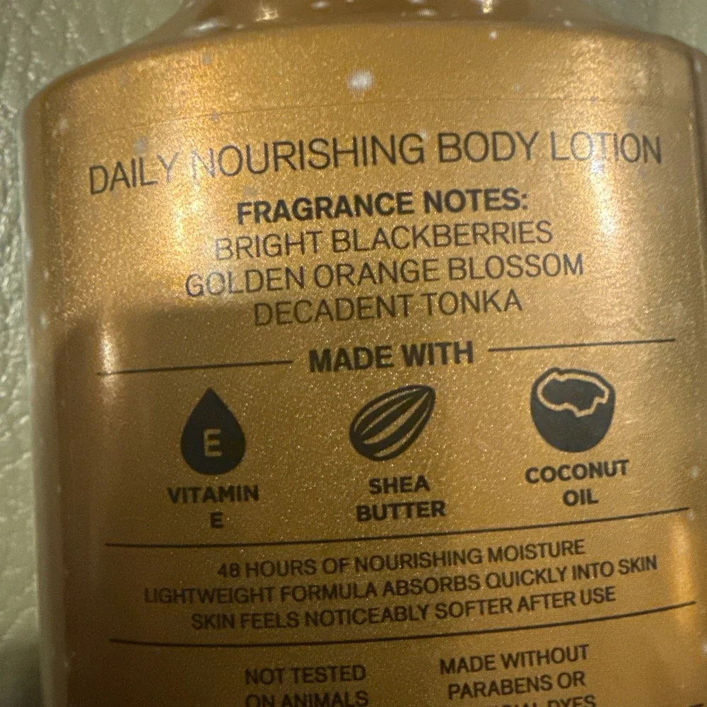 Bath & Body Works TOUCH OF GOLD Body Butter, 6.5 oz + Body Lotion 8 oz New - Picture 5 of 5
